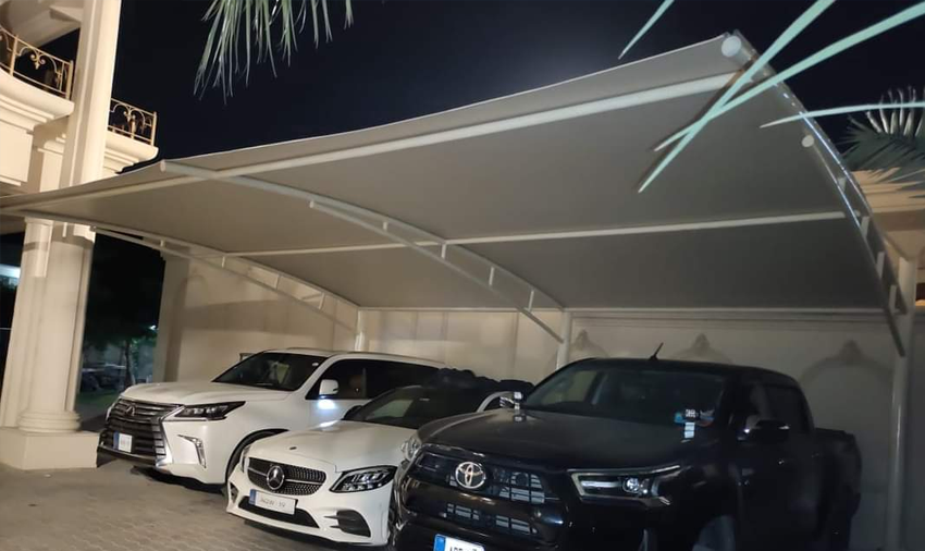 Tensile Car Parking Shade